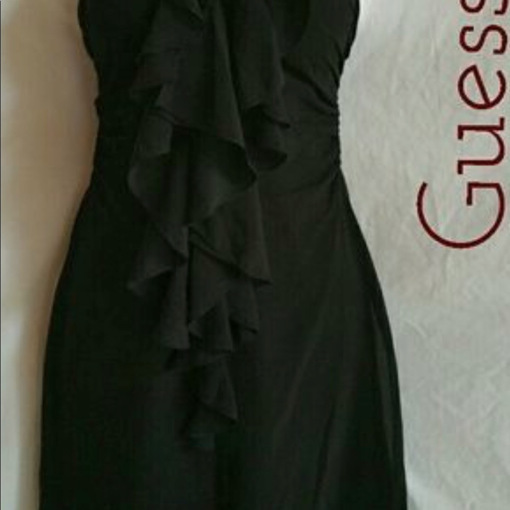 New guess strapless ruffle dress - Picture 3 of 7